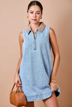 Load image into Gallery viewer, The Hollis Denim Mini Dress