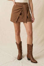 Load image into Gallery viewer, Saddle Up Tie Mini Skirt