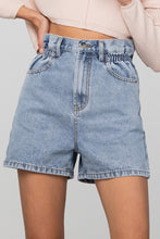 Load image into Gallery viewer, Super High Rise Elastic Waistband Denim Shorts