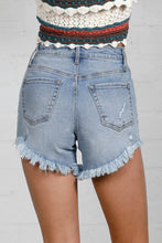 Load image into Gallery viewer, HIGH RISE DISTRESSED PREMIUM SHORTS