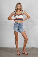 Load image into Gallery viewer, HIGH RISE DISTRESSED PREMIUM SHORTS