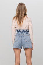 Load image into Gallery viewer, Super High Rise Elastic Waistband Denim Shorts