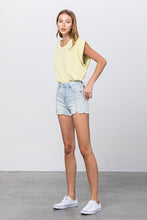 Load image into Gallery viewer, High Waist Denim Shorts