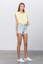 Load image into Gallery viewer, High Waist Denim Shorts