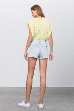 Load image into Gallery viewer, High Waist Denim Shorts