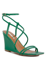 Load image into Gallery viewer, Gram Hunt Ankle Strap Wedge Sandals