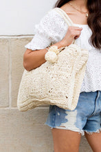 Load image into Gallery viewer, Lana | Straw Traveler Tote