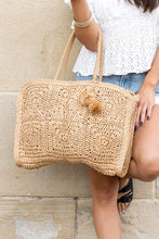 Load image into Gallery viewer, Lana | Straw Traveler Tote