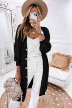 Load image into Gallery viewer, Sweater button cardigan