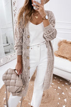 Load image into Gallery viewer, Sweater button cardigan