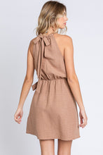 Load image into Gallery viewer, Halter Mini Dress