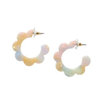 Load image into Gallery viewer, Flora Hoops - Pastel Rainbow