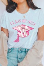 Load image into Gallery viewer, Coquette Class of 2024 Graphic T Shirts