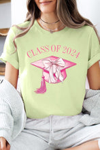 Load image into Gallery viewer, Coquette Class of 2024 Graphic T Shirts