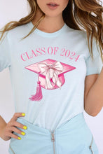 Load image into Gallery viewer, Coquette Class of 2024 Graphic T Shirts