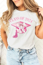 Load image into Gallery viewer, Coquette Class of 2024 Graphic T Shirts