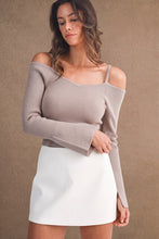 Load image into Gallery viewer, The Elle Ivory Mini Skort