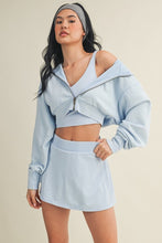 Load image into Gallery viewer, Sky Blue Active Skort Set