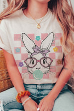 Load image into Gallery viewer, CHECKERED BUBBLE GUM BUNNY Graphic T-Shirt