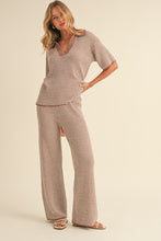 Load image into Gallery viewer, The Briar Mocha & Cream Striped Sweater Set