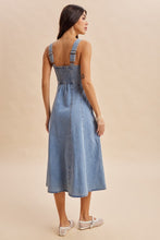 Load image into Gallery viewer, Indigo Charm Midi Dress