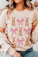 Load image into Gallery viewer, BUNNIES AND RIBBONS Graphic T-Shirt