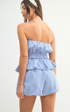 Load image into Gallery viewer, Lila | Gingham shorts set