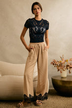 Load image into Gallery viewer, The Monroe Lace Wide Leg Pants
