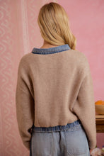 Load image into Gallery viewer, The Remi Denim Knit Jacket