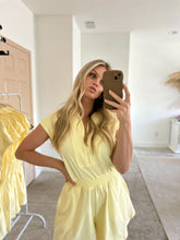 Load image into Gallery viewer, Lemon Drop Breeze Romper