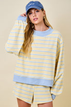 Load image into Gallery viewer, The Sunny Side Striped Shorts Set