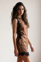 Load image into Gallery viewer, The Amélie Satin & Lace Skirt Set