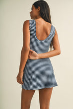 Load image into Gallery viewer, The Darby Gingham Wrap Romper
