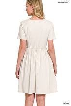 Load image into Gallery viewer, Buttery Soft Fabric Surplice Dress
