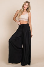 Load image into Gallery viewer, Ruched waist wide resort pants

