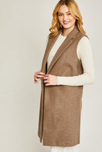 Load image into Gallery viewer, JQ Fleece Long Line Vest
