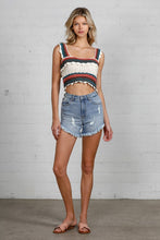 Load image into Gallery viewer, HIGH RISE DISTRESSED PREMIUM SHORTS
