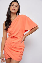 Load image into Gallery viewer, ONE SHOULDER WRAP DRESS
