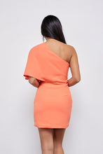 Load image into Gallery viewer, ONE SHOULDER WRAP DRESS
