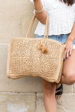 Load image into Gallery viewer, Lana | Straw Traveler Tote

