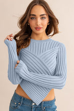 Load image into Gallery viewer, Asymmetrical Hem Sweater Top

