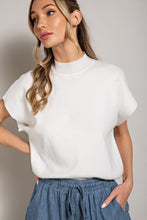 Load image into Gallery viewer, Mock Neck Short Sleeve Top
