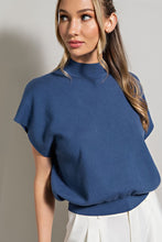 Load image into Gallery viewer, Mock Neck Short Sleeve Top
