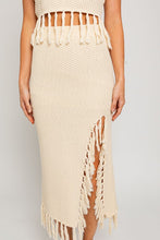 Load image into Gallery viewer, Tassel Detail Sweater Midi Skirt
