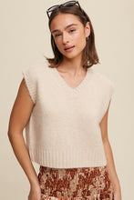 Load image into Gallery viewer, Soft Touch Cropped Knit Vest
