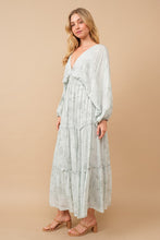 Load image into Gallery viewer, Jacquard Floral Dolman Maxi Dress
