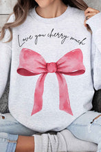 Load image into Gallery viewer, LOVE YOU CHERRY MUCH COQUETTE OVERSIZED SWEATSHIRT

