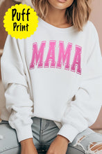 Load image into Gallery viewer, Puff Print Pink Mama Graphic Sweatshirt
