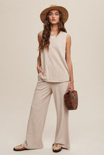 Load image into Gallery viewer, Soft Knit Tank and Sweat Pant Set
