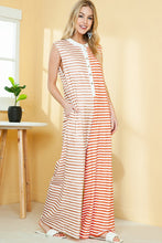 Load image into Gallery viewer, Striped Pocketed Baggy Wide Leg Jumpsuit
